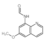 N-(6-methoxyquinolin-8-yl)formamide structure