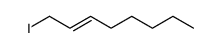 (E)-1-iodooct-2-ene结构式