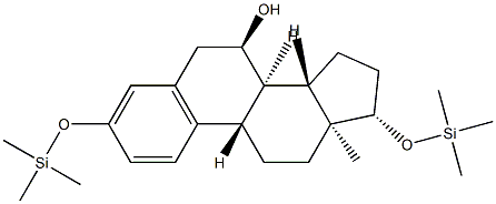 3,17β-Bis[(trimethylsilyl)oxy]estra-1,3,5(10)-trien-7α-ol结构式