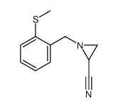 1-[(2-methylsulfanylphenyl)methyl]aziridine-2-carbonitrile Structure