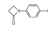 N-(4-iodophenyl)azetidin-2-one结构式