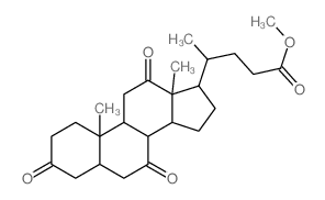 methyl 4-(10,13-dimethyl-3,7,12-trioxo-1,2,4,5,6,8,9,11,14,15,16,17-dodecahydrocyclopenta[a]phenanthren-17-yl)pentanoate picture