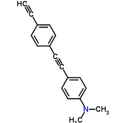 4-((4-乙炔苯基)乙炔)-N,N-二甲基苯胺图片
