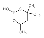 4,4,6-Trimethyl-1,3,2-dioxaborinan-2-ol Structure