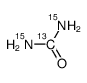 Urea-13C-15N (9CI) Structure