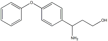 3-AMINO-3-(4-PHENOXYPHENYL)PROPAN-1-OL Structure