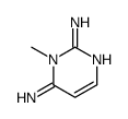 2-Pyrimidinamine,1,6-dihydro-6-imino-1-methyl-(9CI)结构式