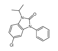 5-chloro-3-phenyl-1-propan-2-ylbenzimidazol-2-one结构式
