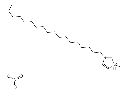 1-methyl-3-octadecyl-1,2-dihydroimidazol-1-ium,nitrate Structure