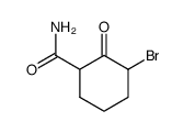 3-bromo-2-oxocyclohexanecarboxamide Structure