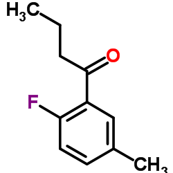 1-(2-Fluoro-5-methylphenyl)-1-butanone Structure