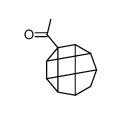 Ethanone, 1-pentacyclo[4.3.0.02,5.03,8.04,7]non-4-yl- (9CI) structure