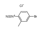 4-Brom-2-methyl-benzoldiazonium-chloride Structure
