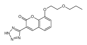 8-(2-propoxyethoxy)-3-(2H-tetrazol-5-yl)chromen-2-one Structure