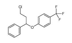 1-(3-Chloro-1-phenylpropoxy)-4-(trifluoromethyl)benzene结构式