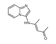 (Z)-4-(Imidazo[1,2-a]pyridin-3-ylamino)-pent-3-en-2-one结构式