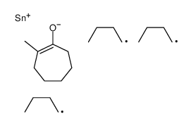 tributyl-(2-methylcyclohepten-1-yl)oxystannane Structure