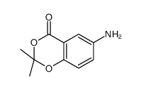 6-amino-2,2-dimethyl-1,3-benzodioxin-4-one结构式