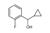 1-cyclopropyl-1-(2-fluoro-phenyl)-methanol结构式