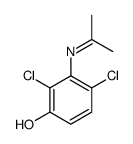 2,4-dichlor-3-[(isopropylidene)amino]phenol结构式