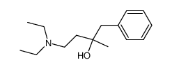 4-Diethylamino-2-methyl-1-phenyl-butan-2-ol结构式