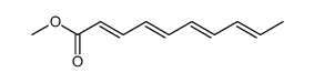 2,4,6,8-Decatetraenoic acid, methyl ester, (2E,4E,6E,8E) Structure