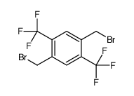 1,4-bis(bromomethyl)-2,5-bis(trifluoromethyl)benzene结构式