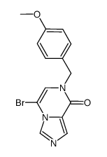 5-bromo-7-(4-methoxybenzyl)imidazo[1,5-a]pyrazin-8(7H)-one结构式