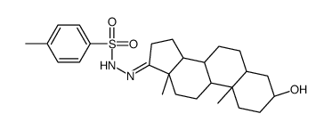 17-p-Toluenesulfonylhydrazide (3β,5α)-Androstan-3-ol Structure