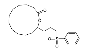 13-[3-(benzenesulfonyl)propyl]-oxacyclotridecan-2-one Structure