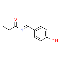 Propionamide,N-p-hydroxybenzylidene- (4CI)结构式