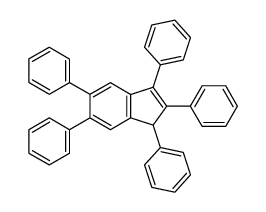 1,2,3,5,6-pentaphenyl-indene结构式