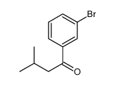 1-(3-bromophenyl)-3-methylbutan-1-one结构式