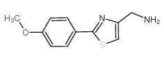 (2-(4-METHOXYPHENYL)THIAZOL-4-YL)METHANAMINE结构式