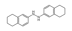 N,N'-bis-(5,6,7,8-tetrahydro-[2]naphthyl)-hydrazine结构式