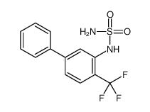 (9CI)-[4-(三氟甲基)[1,1-联苯]-3-基]-磺酰胺结构式