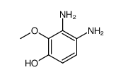 Phenol,3,4-diamino-2-methoxy-结构式