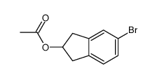 5-溴-2,3-二氢-1H-茚-2-基乙酸酯结构式
