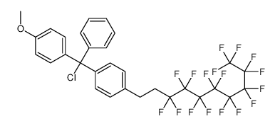 1-(4-Methoxyphenyl)-1-[4-(1H,1H,2H,2H-perfluorodecyl)phenyl]-1-phenylmethyl Cl picture