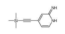 4-(2-trimethylsilylethynyl)pyridin-2-amine Structure