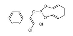 2-(2,2-dichloro-1-phenylethenoxy)-1,3,2-benzodioxaphosphole Structure