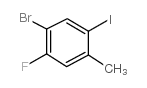 4-溴-5-氟-2-碘甲苯结构式