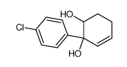 4'-chloro-3,4-dihydro-[1,1'-biphenyl]-1,2(2H)-diol Structure