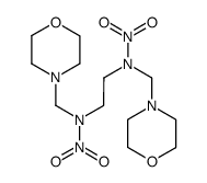 N,N'-bis-morpholinomethyl-N,N'-dinitro-ethylenediamine结构式