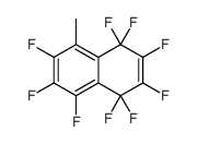 1,1,2,3,4,4,5,6,7-nonafluoro-8-methylnaphthalene Structure