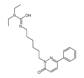 1,1-diethyl-3-[6-(6-oxo-3-phenylpyridazin-1-yl)hexyl]urea结构式