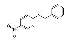 5-nitro-N-(1-phenylethyl)pyridin-2-amine结构式