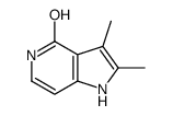 2,3-dimethyl-1,5-dihydropyrrolo[3,2-c]pyridin-4-one结构式