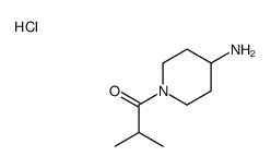 1-异丁基哌啶-4-胺盐酸盐结构式