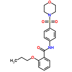 N-[4-(4-Morpholinylsulfonyl)phenyl]-2-propoxybenzamide Structure